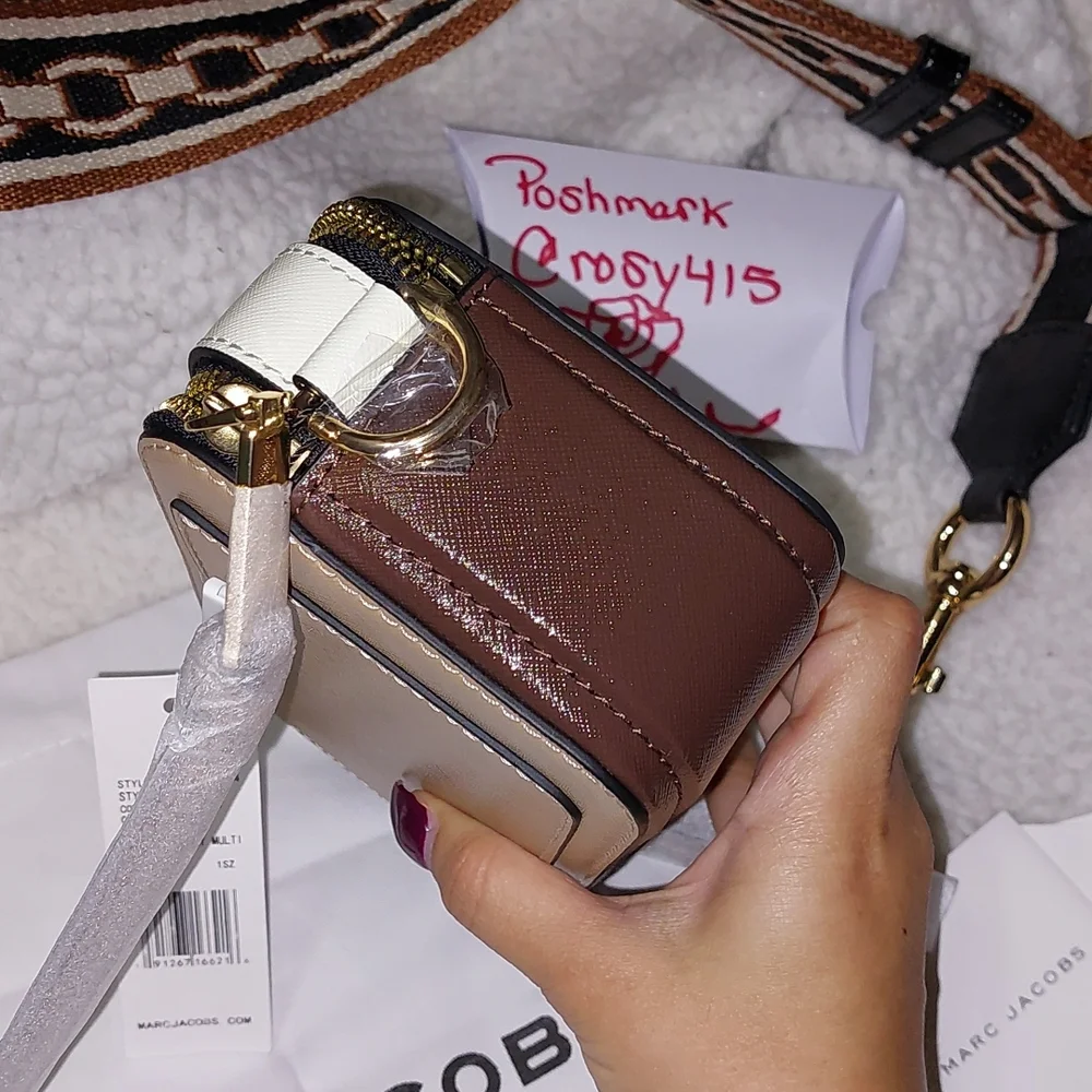 RARE New🤎Neutral✨Marc Jacobs Snapshot Chain Print bag❗️ - Picture 6 of 17